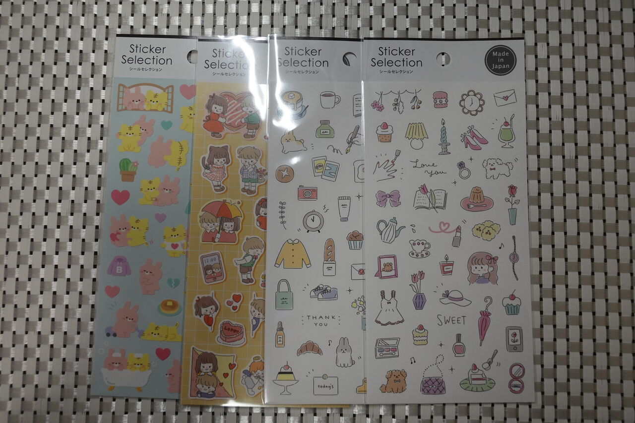 セリア購入品 ポップデザインが可愛いシール４選 Rithu Blog