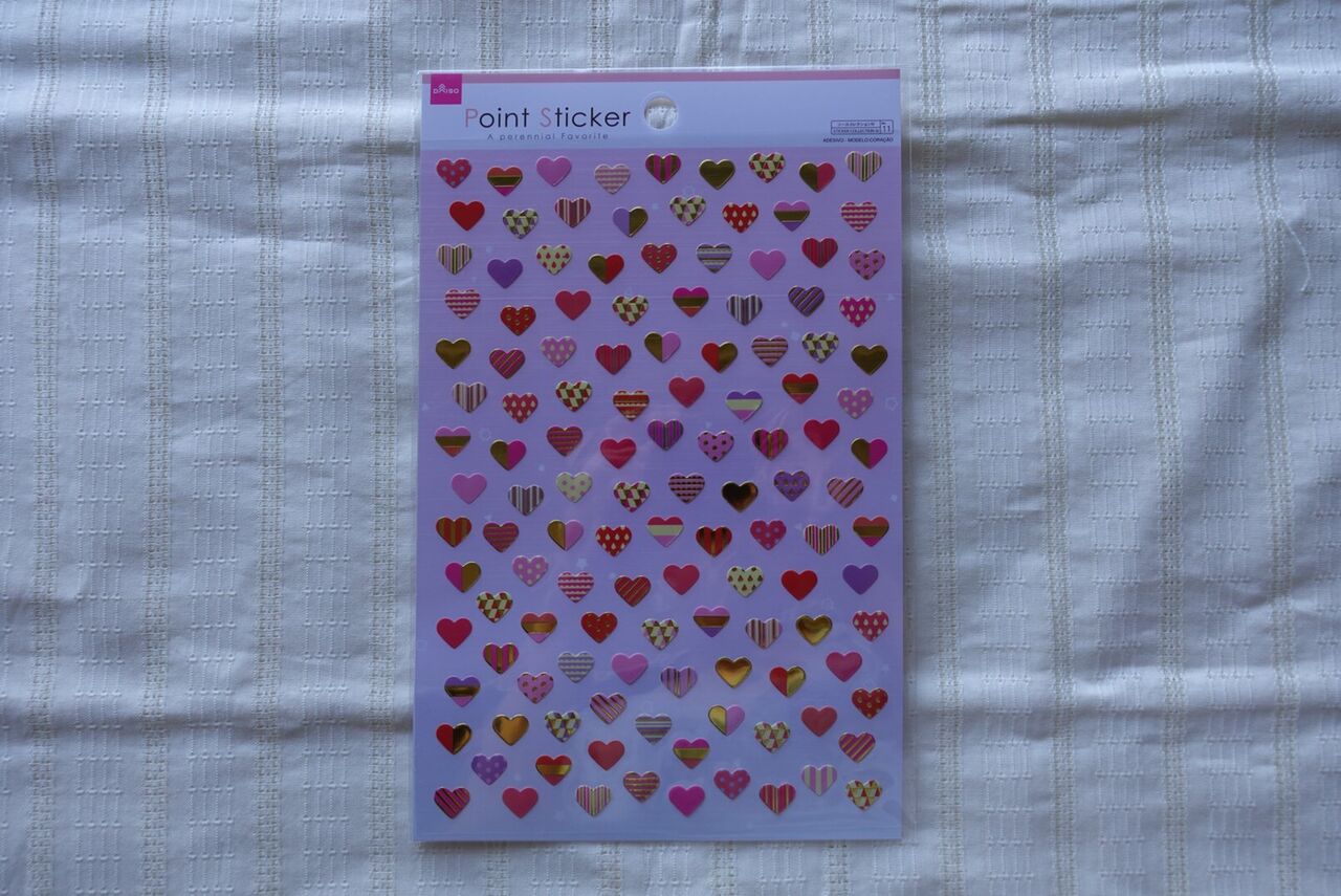 ダイソーで買えるワンポイントシール ガーリーなデザイン2選 Rithu Blog