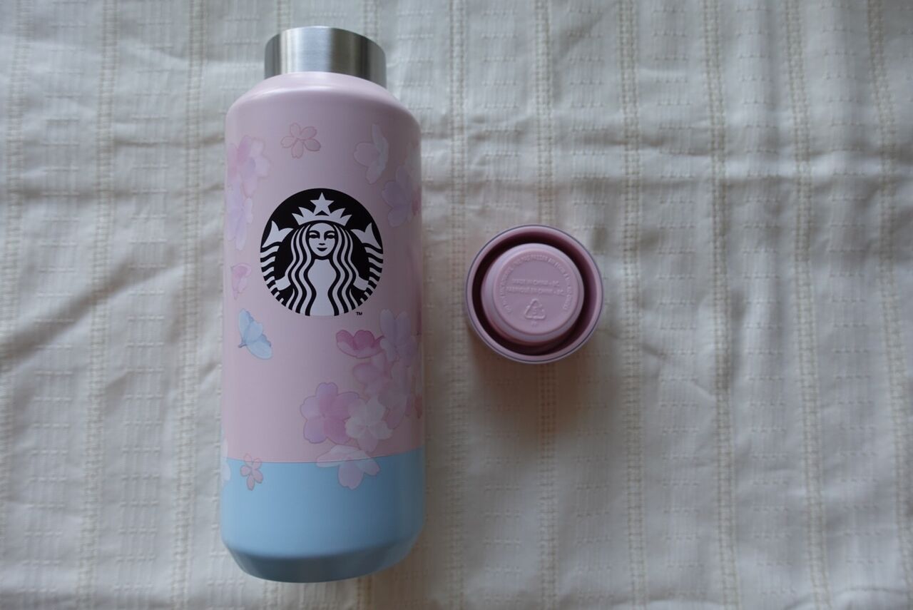 スタバの春アイテム パステルピンク ブルーが混ざったステンレスボトル マグカップが可愛すぎる Rithu Blog スタバの春アイテム パステルピンク ブルーが混ざったステンレスボトル マグカップが可愛すぎる Rithu Blog
