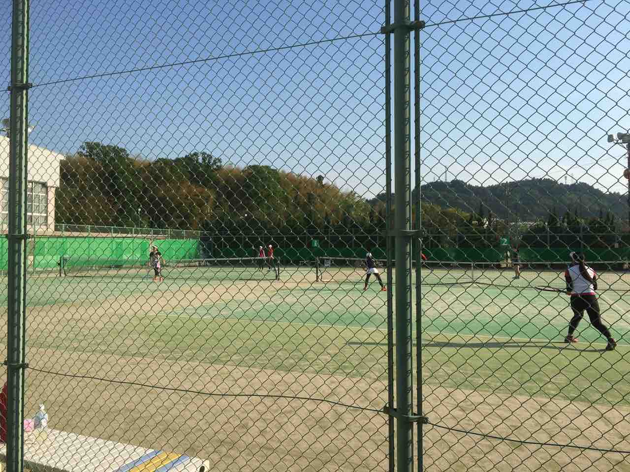 栗東高校 立命館守山 合同練習試合 立命館守山 女子硬式テニス部