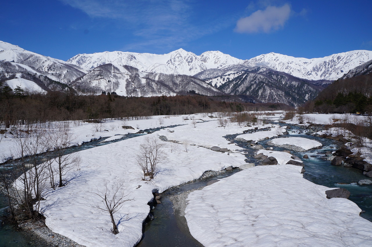 今日の白馬三山 15年4月2日 白馬日和