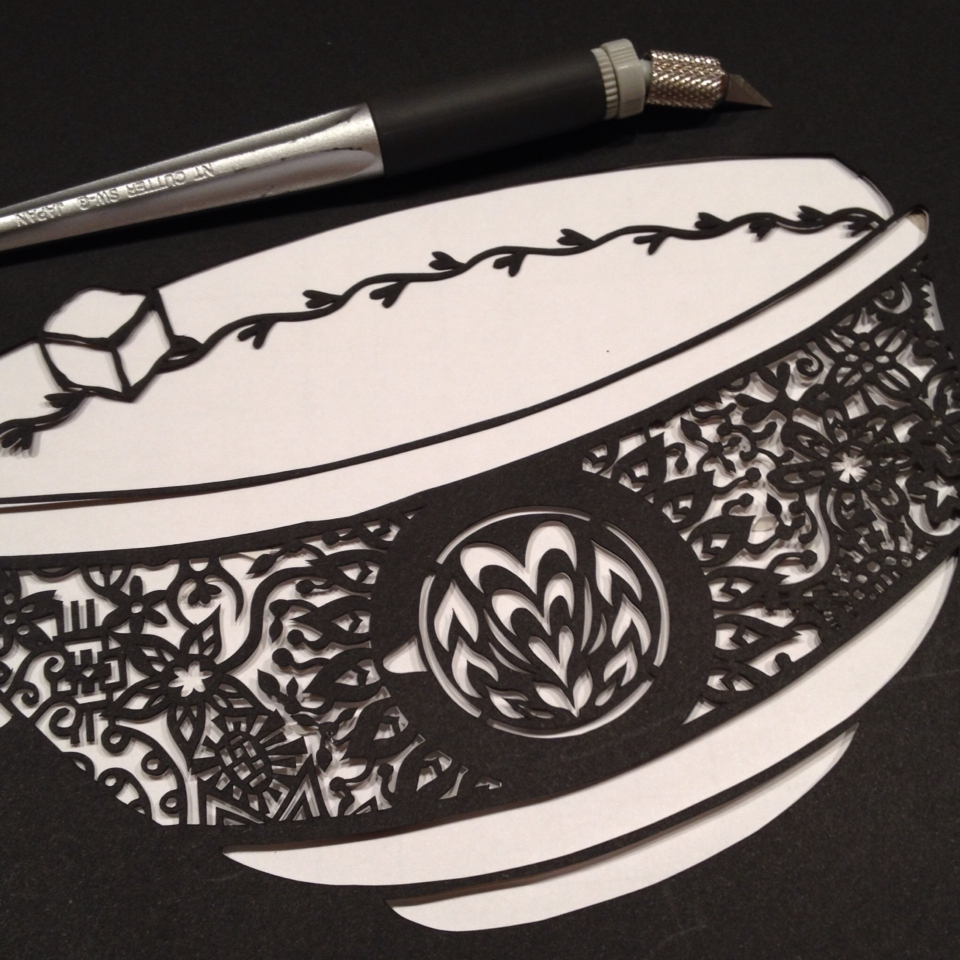 切り絵 切り絵な夜は芋焼酎 Papercut Blog