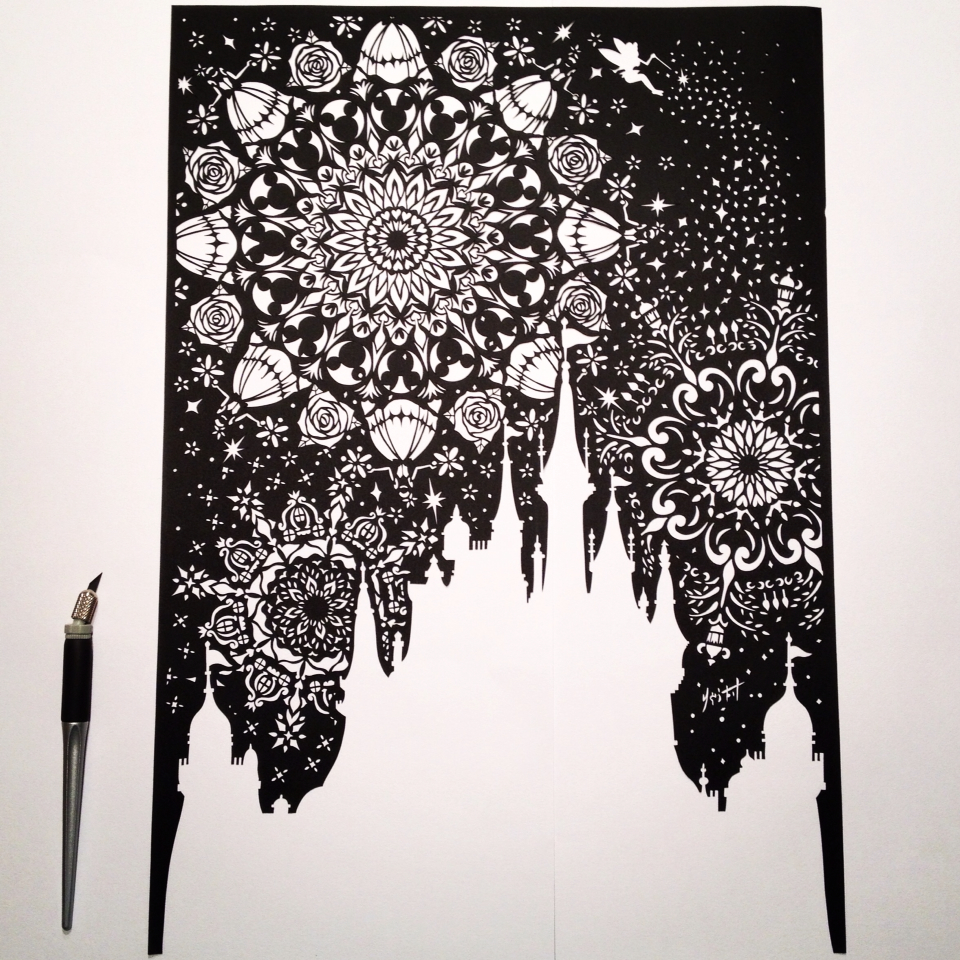 切り絵 切り絵な夜は芋焼酎 Papercut Blog