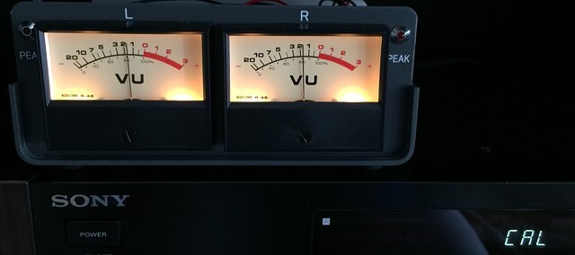 VUメーター(共立電子 VU-452G) : 悠悠炊事 VUメーター(共立電子 VU-452G) : 悠悠炊事