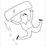 堀未央奈_絵_平泳ぎ