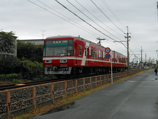 2015年8月 遠州鉄道「30形モハ25号夏休み特別運行」4 : 黒革