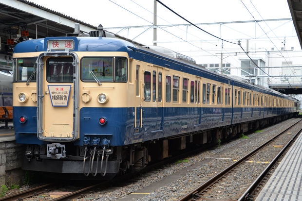 2014年7月 懐かしの115系横須賀色 3 : 黒革の雑記帖