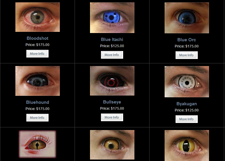 写輪眼のコンタクトキモすぎだろｗｗｗｗ ラジック