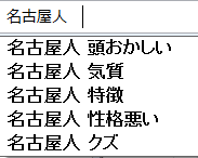 googleで 名古屋人 と検索するとトンデモない結果になった件 ラジック