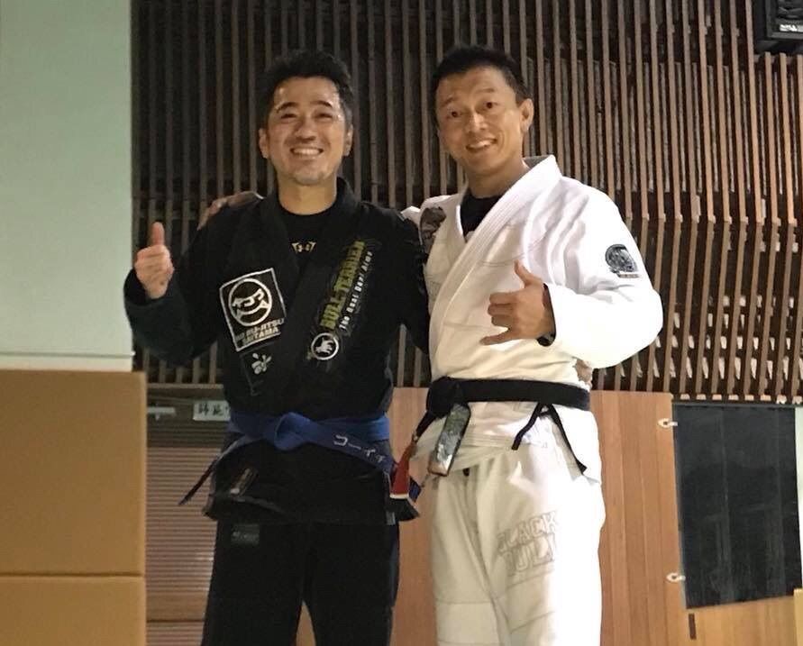 Rjj柔術の帯昇格祝い コーイチさん青帯へ ブラジリアン柔術アカデミーrjj 埼玉県 上尾 桶川 格闘技ジム