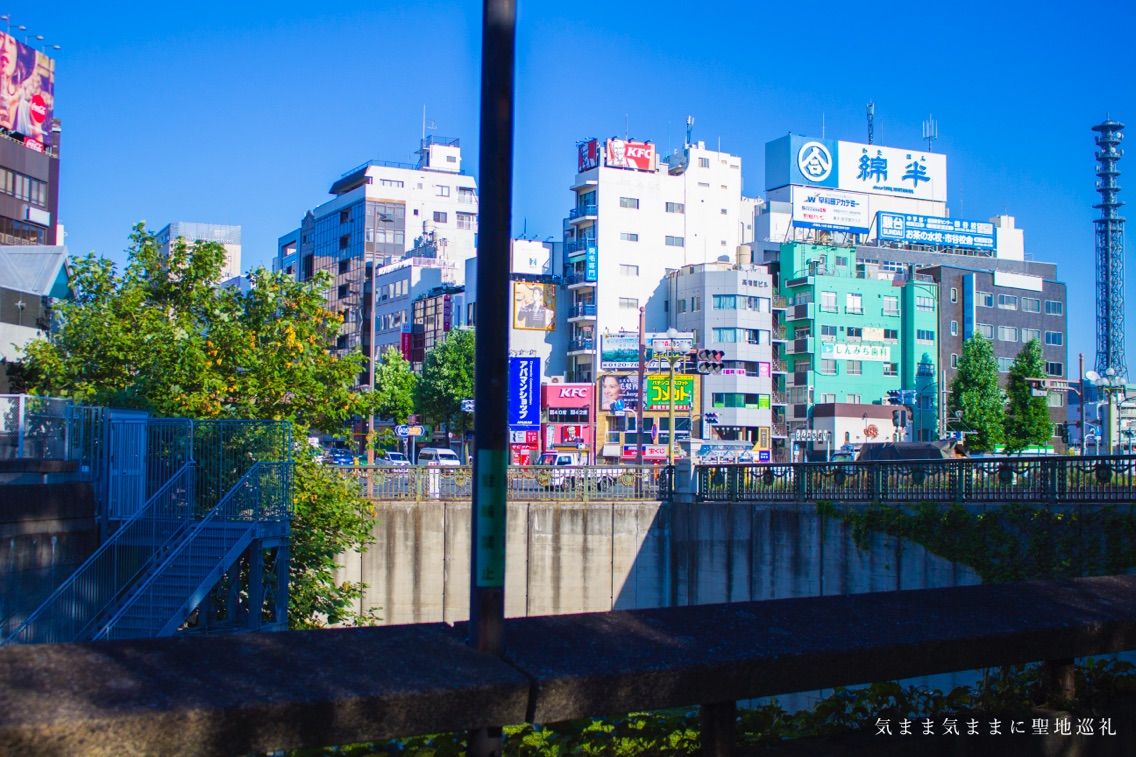 聖地巡礼 君の名は 弁慶橋 ホテルニューオータニ 外堀通り 気まま気ままに聖地巡礼