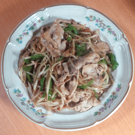 20200125_もやしの照り焼き炒め