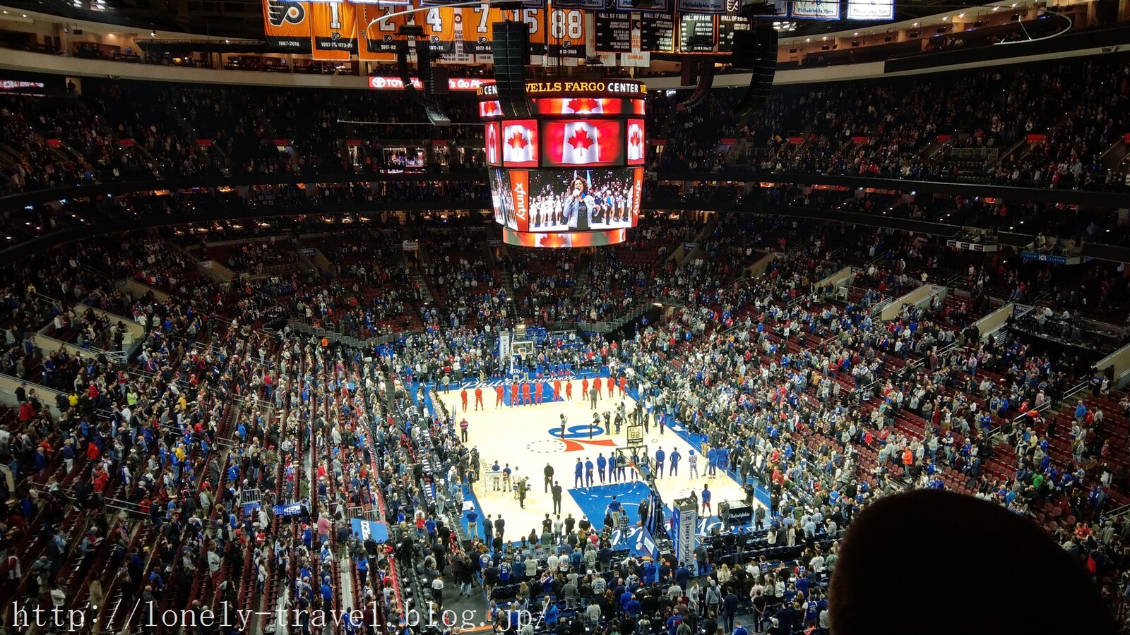 フィラデルフィア旅行記4 【NBA現地観戦】ラプターズVSシクサーズ@ウエルス・ファーゴ・センター（前半編） : ロンリートラベル ～海外個人旅行記～