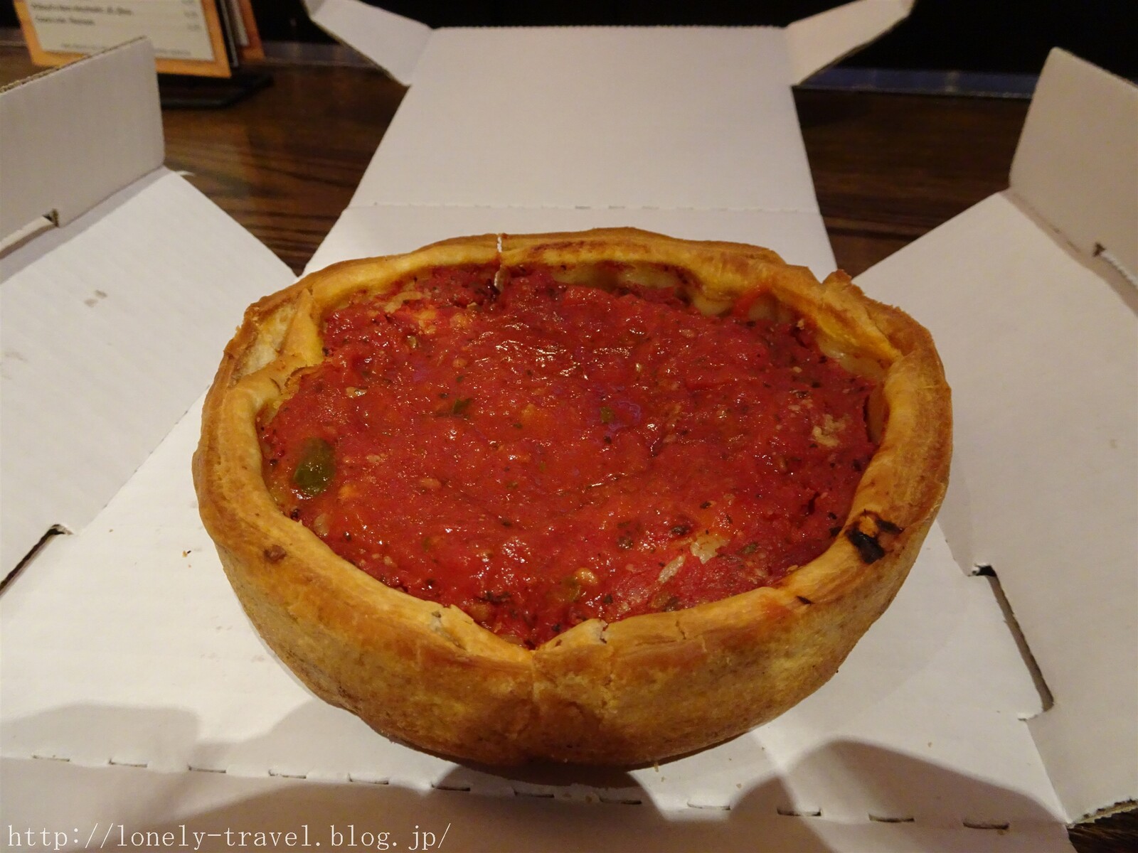 シカゴ旅行記10 シカゴ観光 シカゴに来たら絶対食べるべきお勧めグルメ Giordano S ジョルダノス のシカゴピザ ロンリートラベル 海外個人旅行記