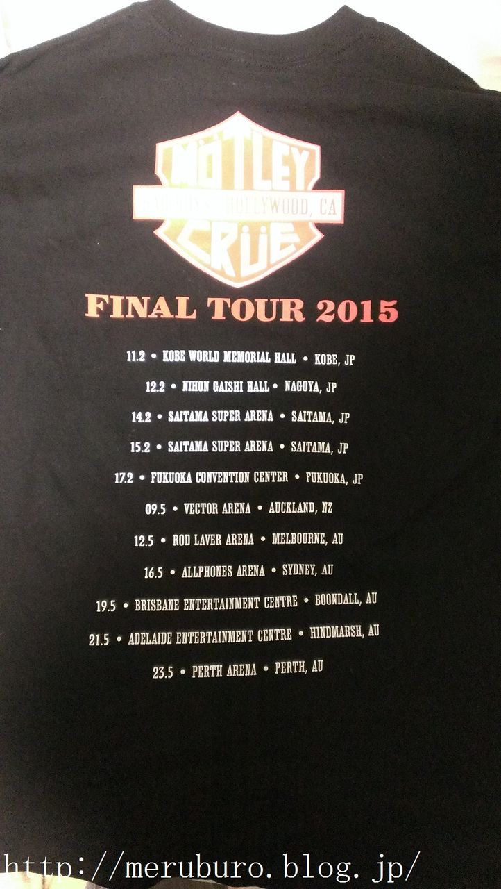 MOTLEY CRUE（モトリー・クルー） the FINAL TOUR@さいたまスーパー