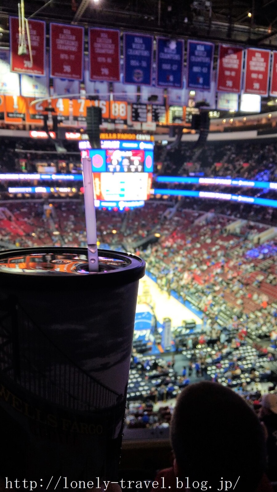 フィラデルフィア旅行記4 【NBA現地観戦】ラプターズVSシクサーズ@ウエルス・ファーゴ・センター（前半編） : ロンリートラベル ～海外個人旅行記～