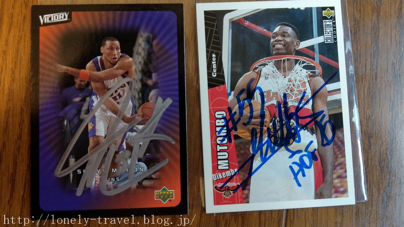 ❤️NBAお宝スーパースター直筆サイン類い希な身体能力持主ショーン・マリオン選手 NBA選手来日】ディケンベ・ムトンボ＆ショーン・マリオン来日！サイン