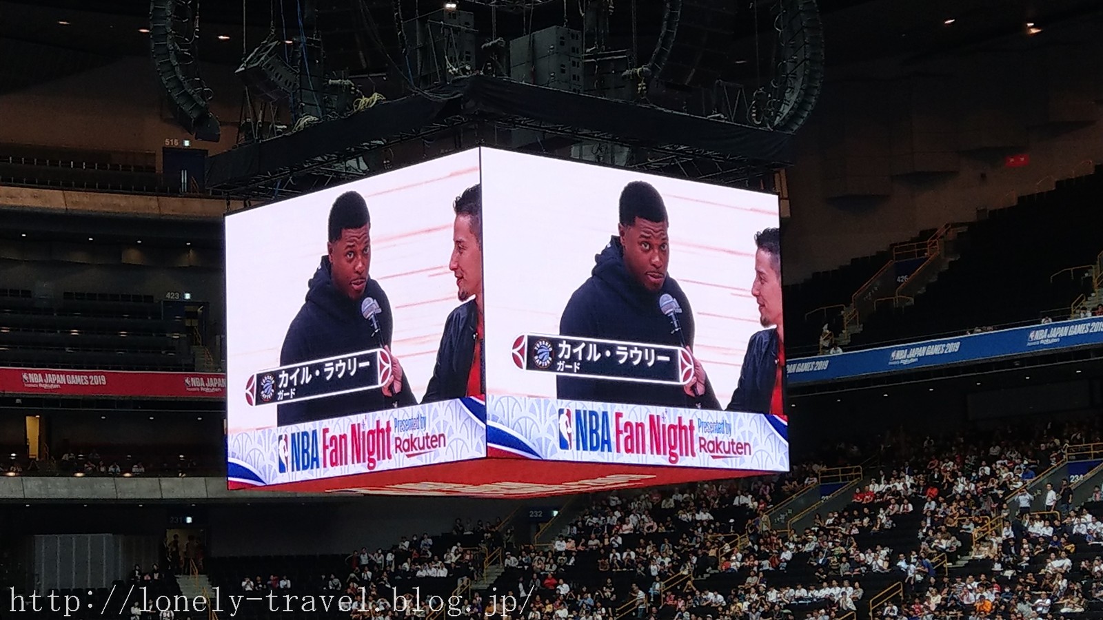 NBA JAPAN GAMES 2019】NBA FAN Night（ファンナイト）観戦記@さいたま  