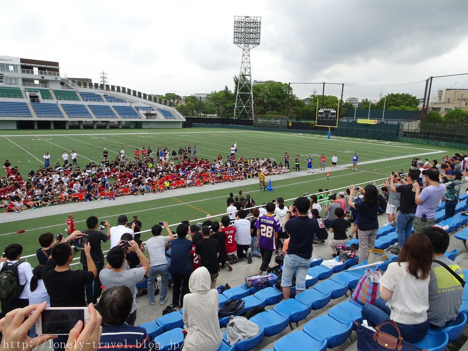 エイドリアン ピーターソン来日 Honmono Camp19 富士通スタジアム川崎 ロンリートラベル 海外個人旅行記
