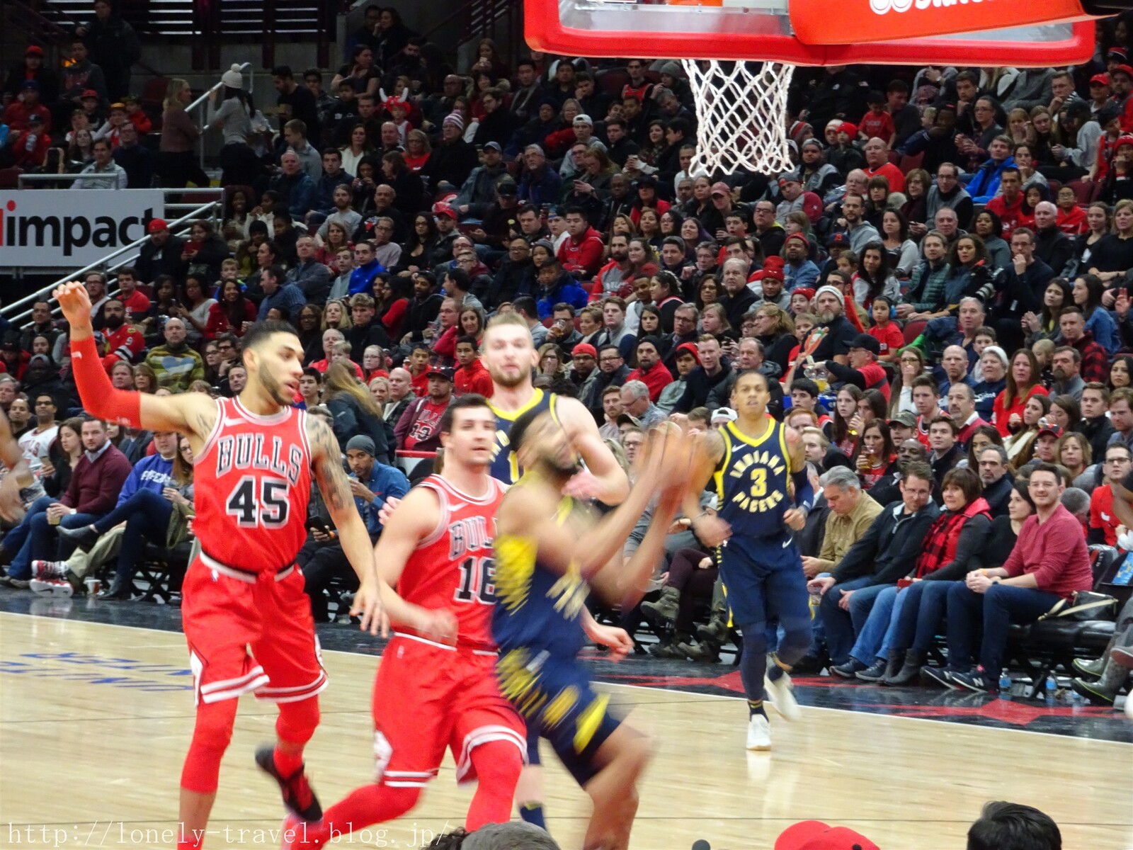 シカゴ旅行記12 Nba現地観戦 ペイサーズvsブルズ ユナイテッド センター 試合 前半編 ロンリートラベル 海外個人旅行記 シカゴ旅行記12 Nba現地観戦 ペイサーズvsブルズ ユナイテッド センター 試合 前半編 ロンリートラベル 海外個人旅行記