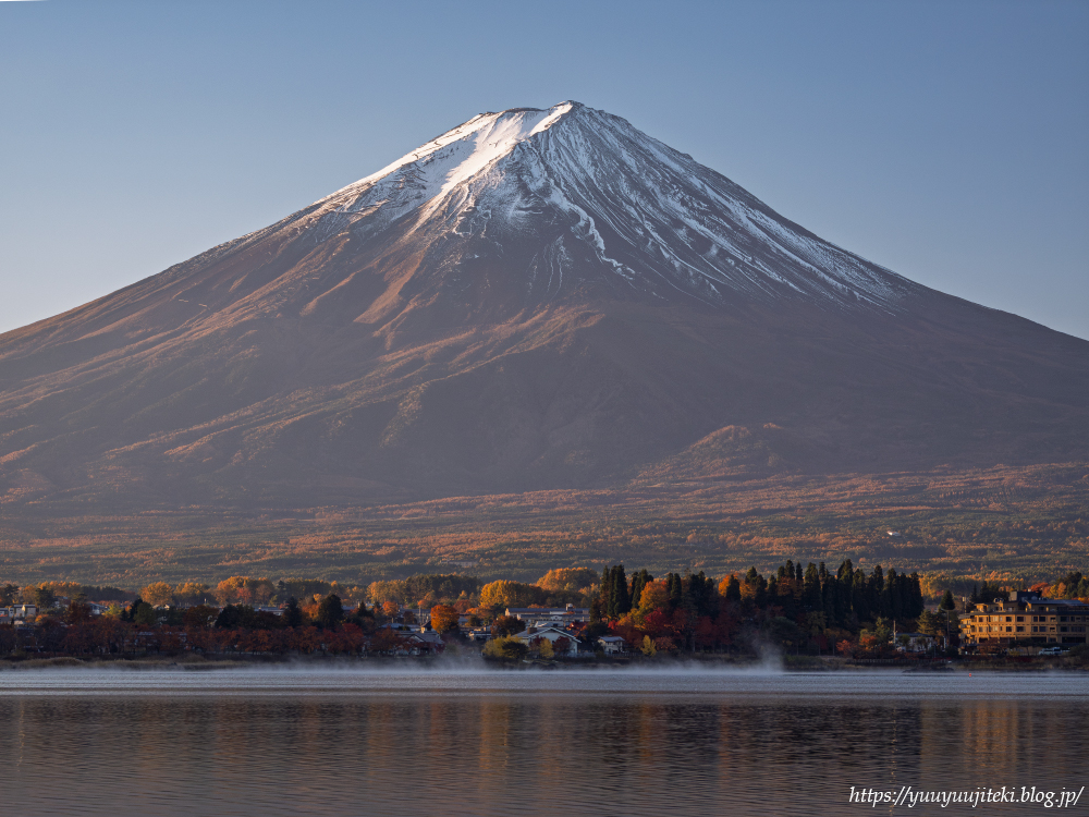 富士山麓の紅葉（河口湖～西湖～朝霧高原～田貫湖～精進湖）：2025