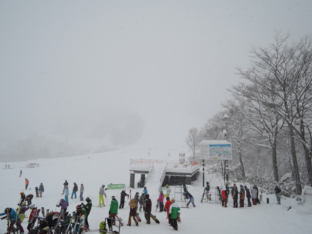 かぐらエリア到着