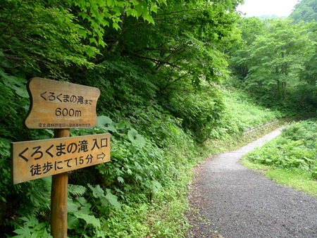 くろくまの滝入口