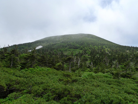 避難小屋付近から大岳