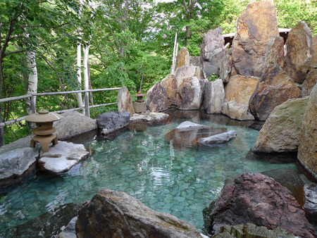 層雲閣 峡谷露天風呂(1)