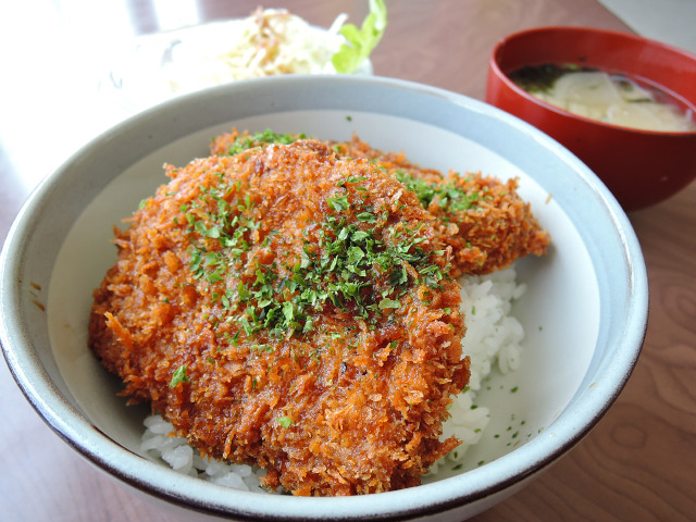 ハーフカツ丼