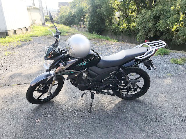 Fazer125 YS125 リアキャリア取付 しました : 自転車ダイエット日記
