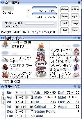 そんな装備で