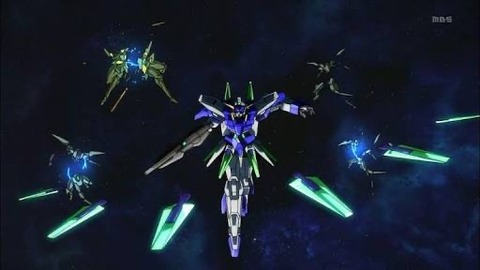 ガンダムAGE-FXの躊躇いを消し去るポーズ