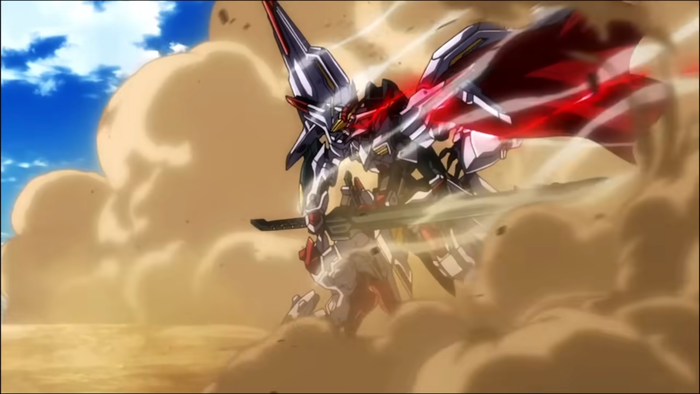 鉄血のオルフェンズウルズハント　厄災戦時代のガンダムマルコシアス登場シーン 0-0 screenshot