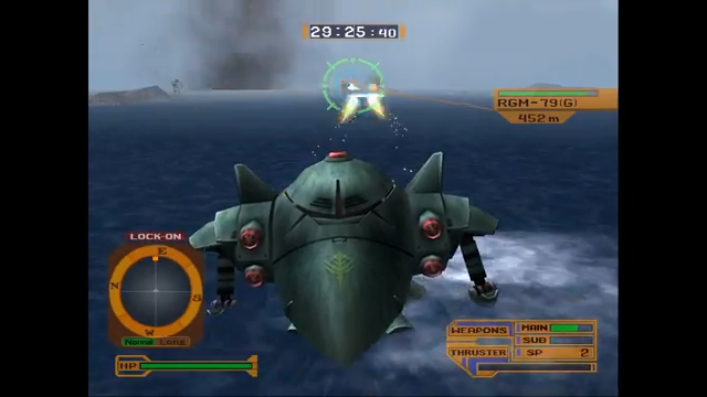 【PS2ガンダム戦記】ゾック MISSION1 0-37 screenshot