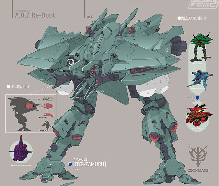 【画像あり】 ガンダムのビグザムの後継機のNT専用大型MAビグ・ザムールを駆る黒髪ロングで巨な女性強化人間がこちらｗｗｗｗｗ