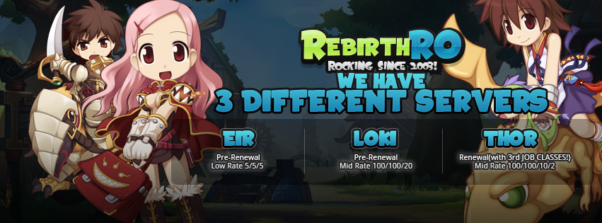 Ro海外エミュ鯖紹介 Rebirthro なんでも情報局 ちゃぃのラグナロクオンライン日記ブログ For Ragnarok Online Yggdrasillnetworkserver Breidablikworld