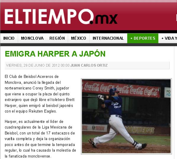 EMIGRA HARPER A JAPON