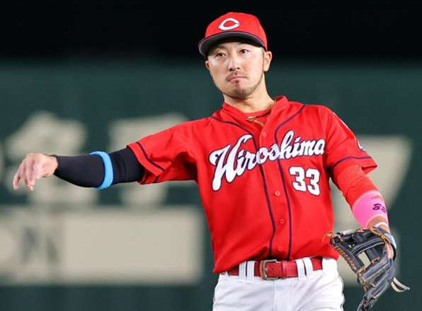 菊池涼介(33) .339 2HR 9打点 出塁率.376 OPS.834 セカンドUZRトップ←こいつｗｗｗｗｗｗｗ