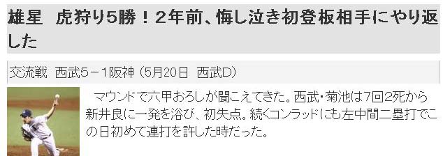 雄星 虎狩り5勝!
