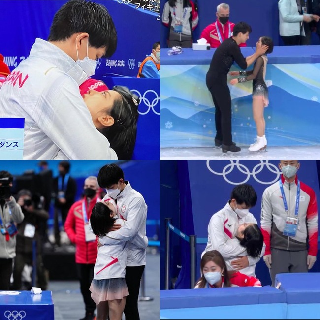 【画像】試合前のりくりゅうペア限界突破ｗｗｗｗｗｗｗｗｗ