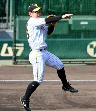 阪神・糸原　正二塁手確保へ「この世界は競争」「自分の課題は守備」