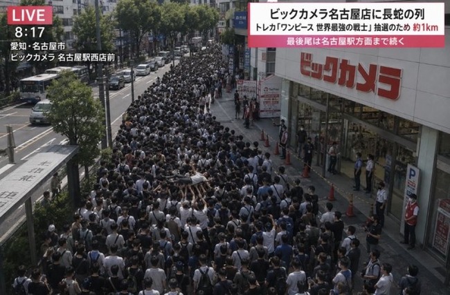 【悲報】今日発売したワンピースカード人気限界突破ｗｗｗｗｗｗｗｗｗ