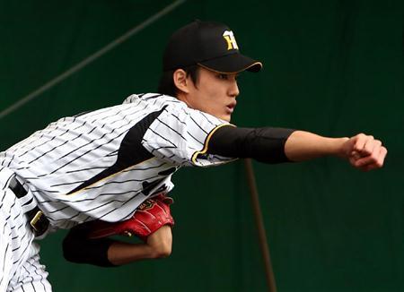 藤浪晋太郎ブルペン