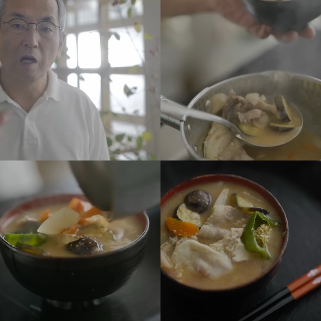 【画像】料理研究家の土井善治さん(67)、究極のお味噌汁を提唱してしまう