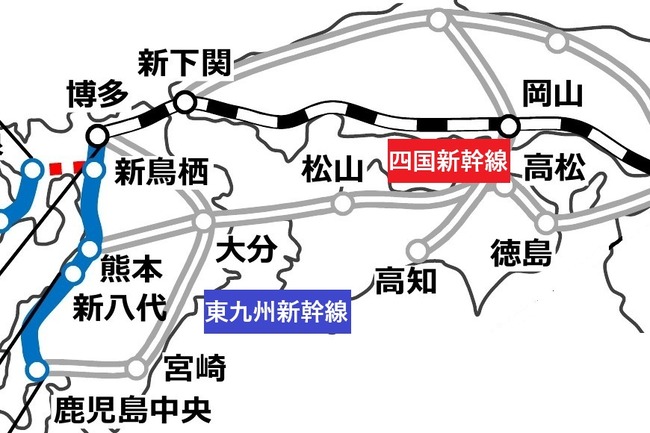  【朗報】高市政権、「四国新幹線」を史上初めて検討開始