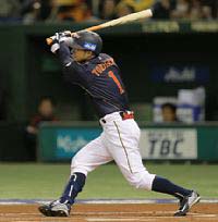 鳥谷先頭打者本塁打