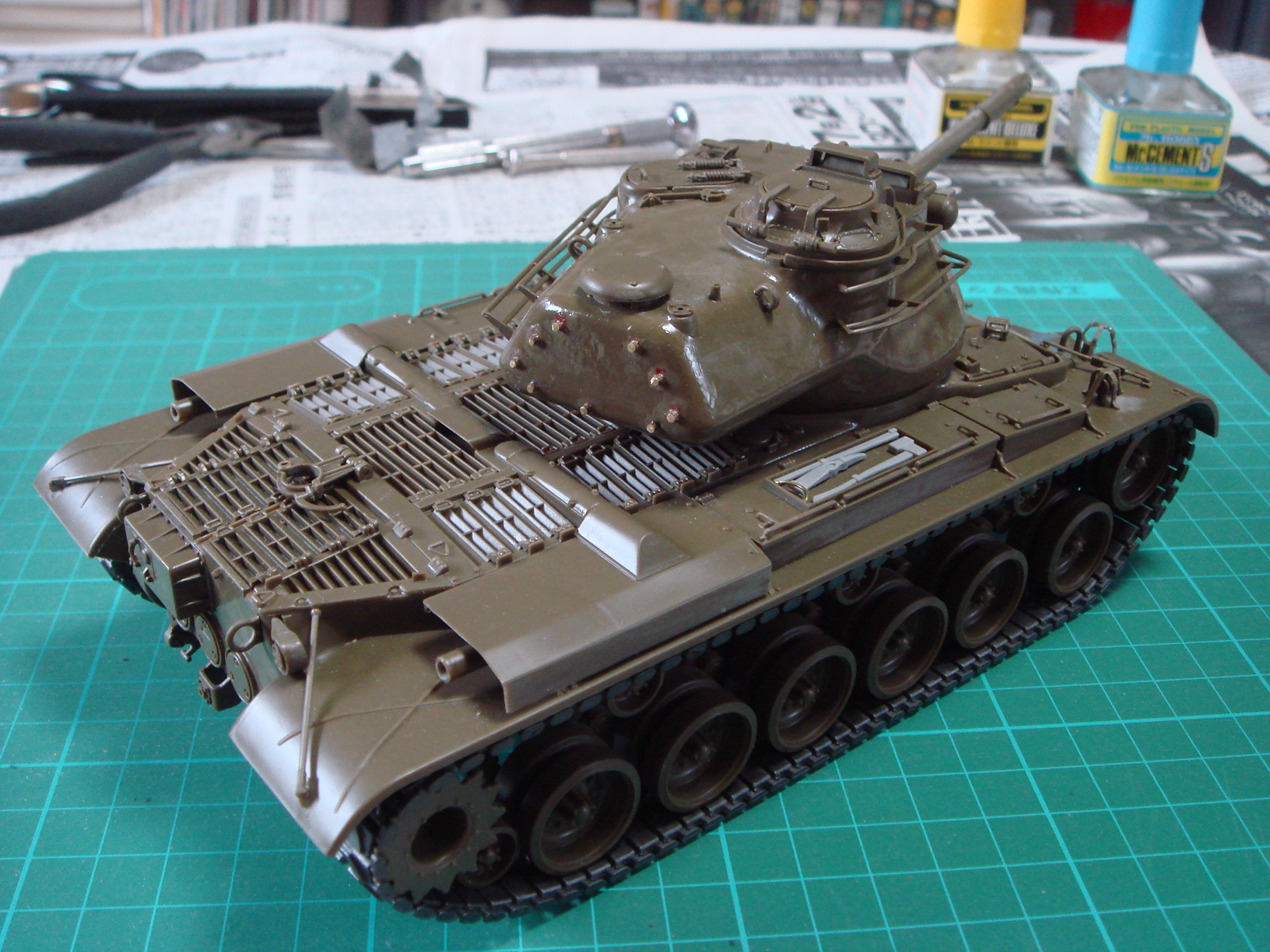 イタレリ社 1/35 M47パットン戦車制作 : toru626