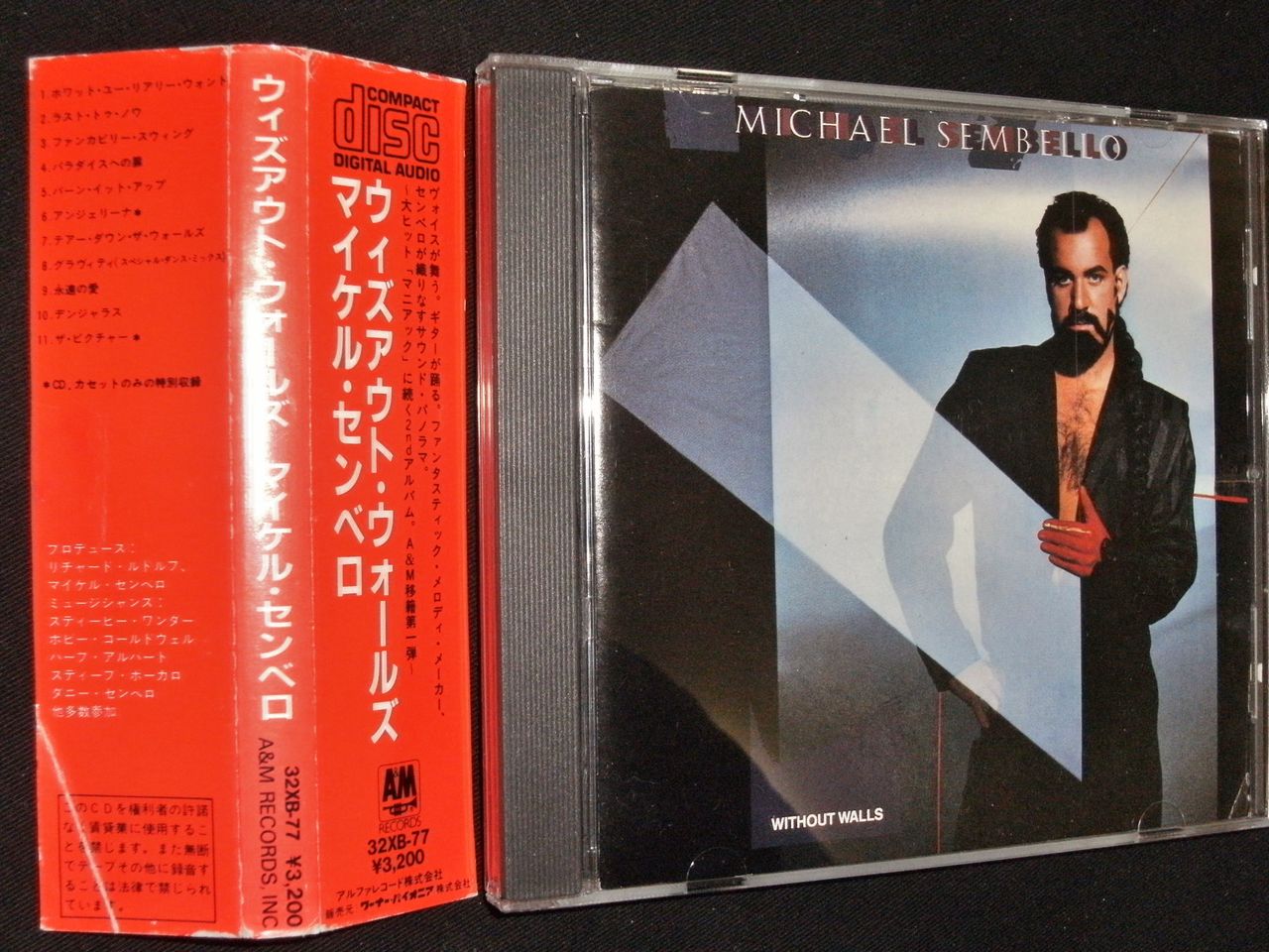 マイケル・センベロ/ウィズアウト・ウォールズ : HR/HM廃盤 マイケル・センベロ/ウィズアウト・ウォールズ : HR/HM廃盤
