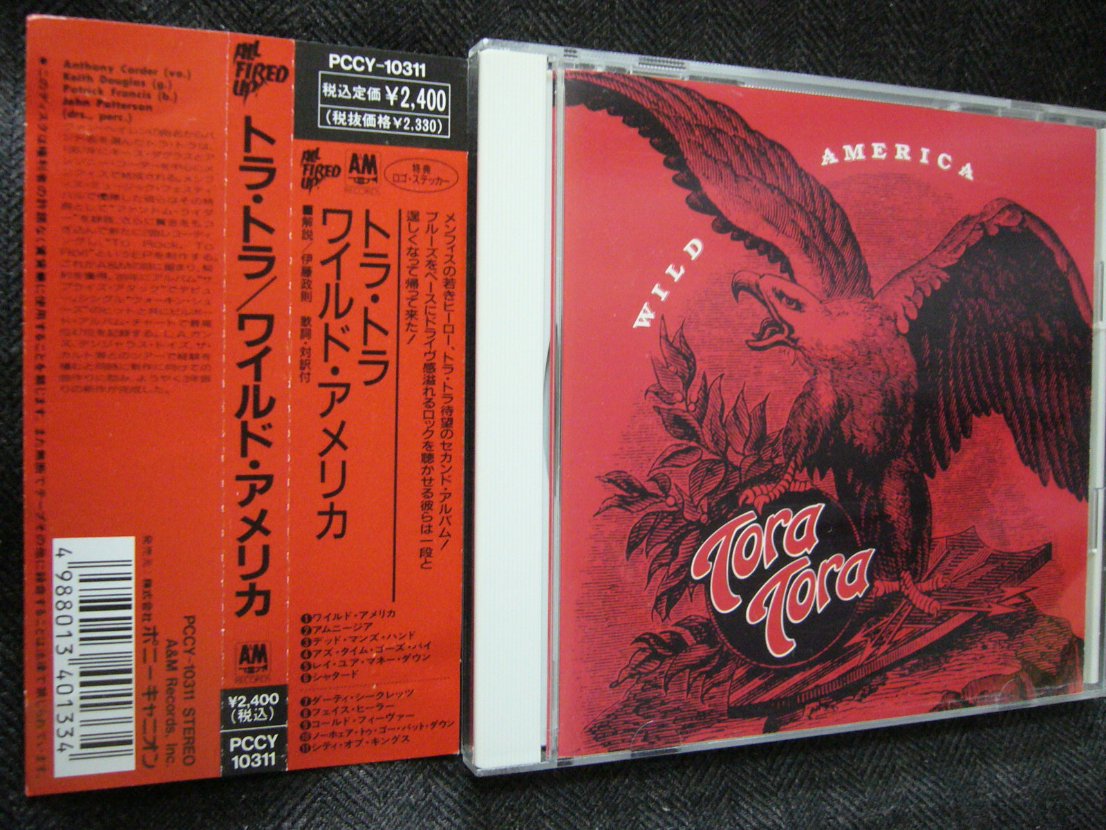 トラ・トラ TORA TORA　ワイルド アメリカ? Tora Tora &frasl; Wild America JAPAN w&frasl;Sticker PCCY-10311 T-A | eBay